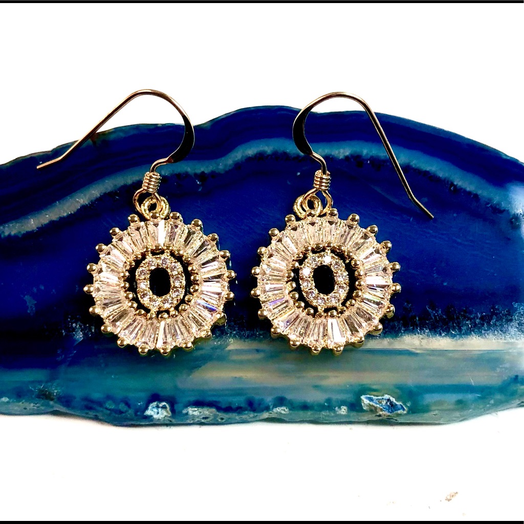 Initial O Earrings Letter O Personalized O Boho